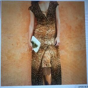 Soft Surroundings Brown Maxi Dress